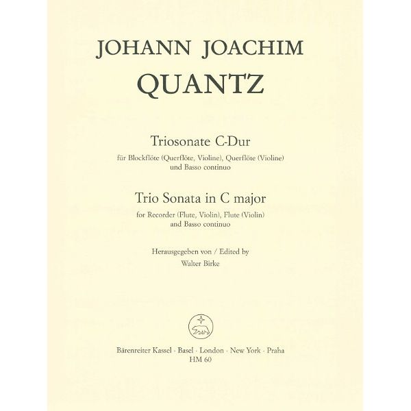 Bärenreiter Quantz Triosonate