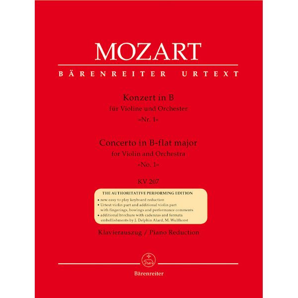Bärenreiter Mozart Violinkonzert Nr. 1