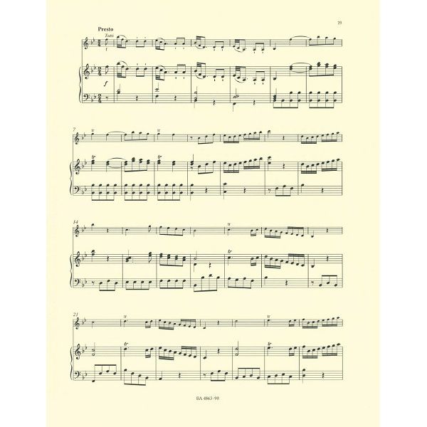 Bärenreiter Mozart Violinkonzert Nr. 1