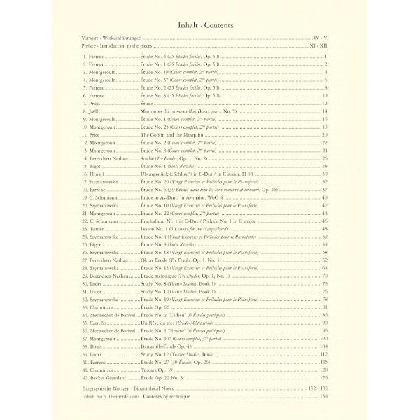 Edition Peters Etudes by Women Composers