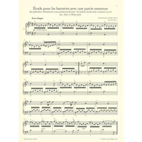 Edition Peters Etudes by Women Composers