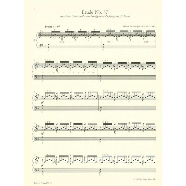 Edition Peters Etudes by Women Composers