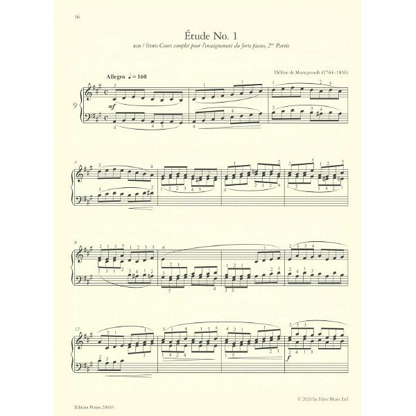 Edition Peters Etudes by Women Composers