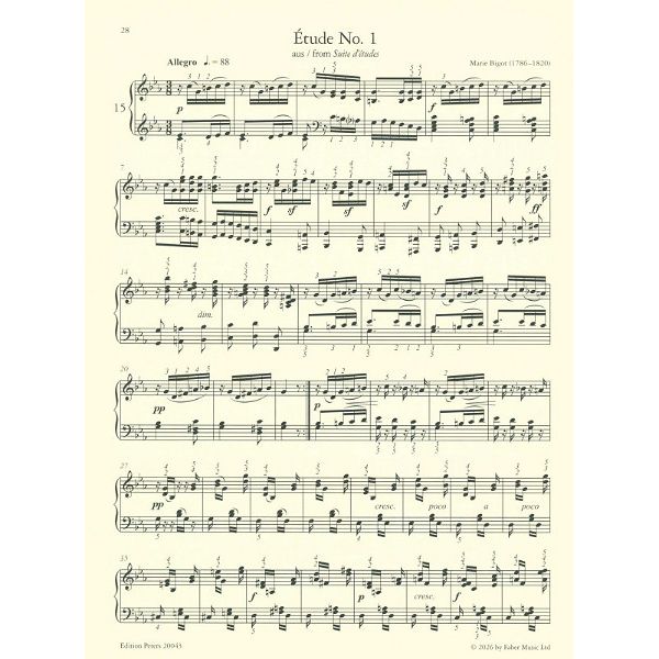 Edition Peters Etudes by Women Composers