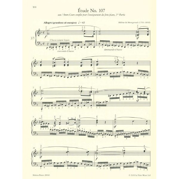 Edition Peters Etudes by Women Composers