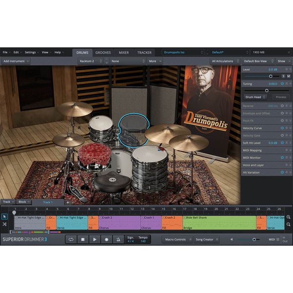 Toontrack SDX Drumopolis