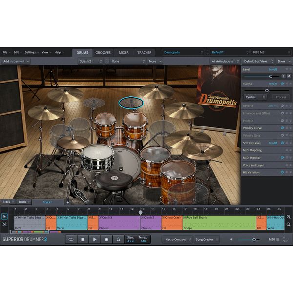 Toontrack SDX Drumopolis