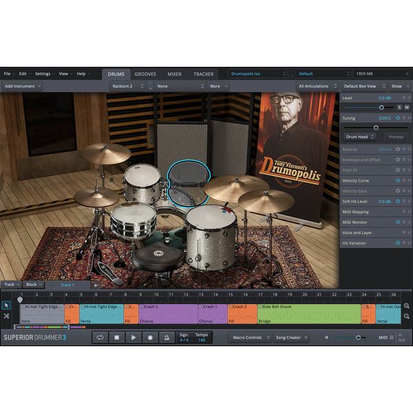Toontrack SDX Drumopolis