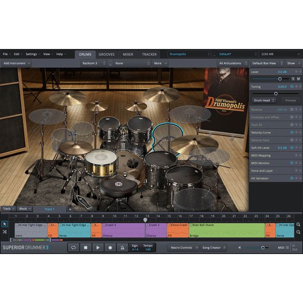 Toontrack SDX Drumopolis