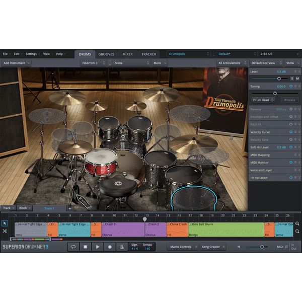 Toontrack SDX Drumopolis