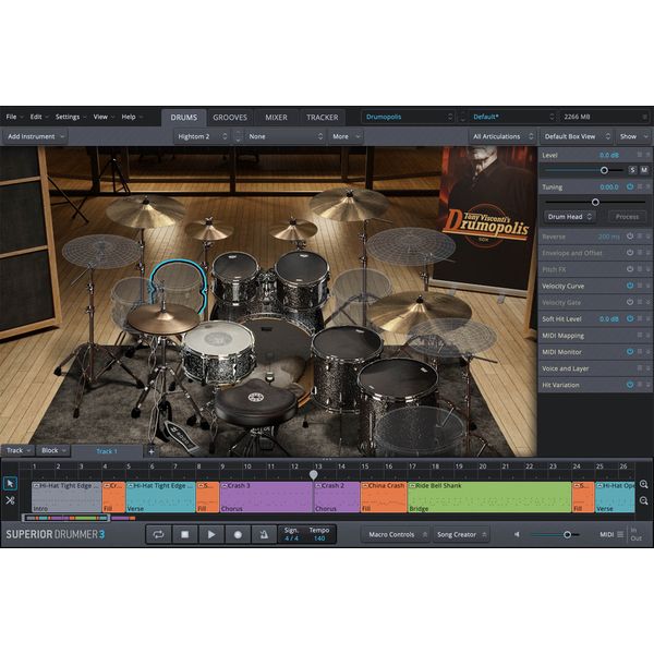 Toontrack SDX Drumopolis