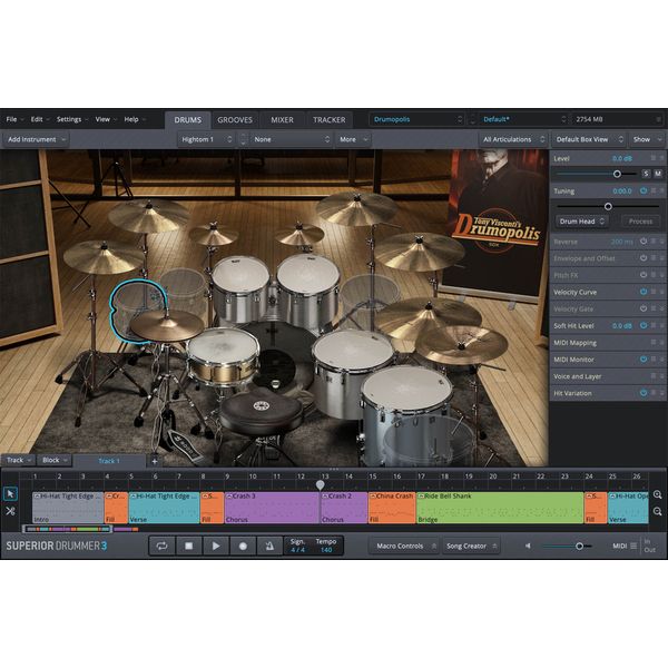 Toontrack SDX Drumopolis