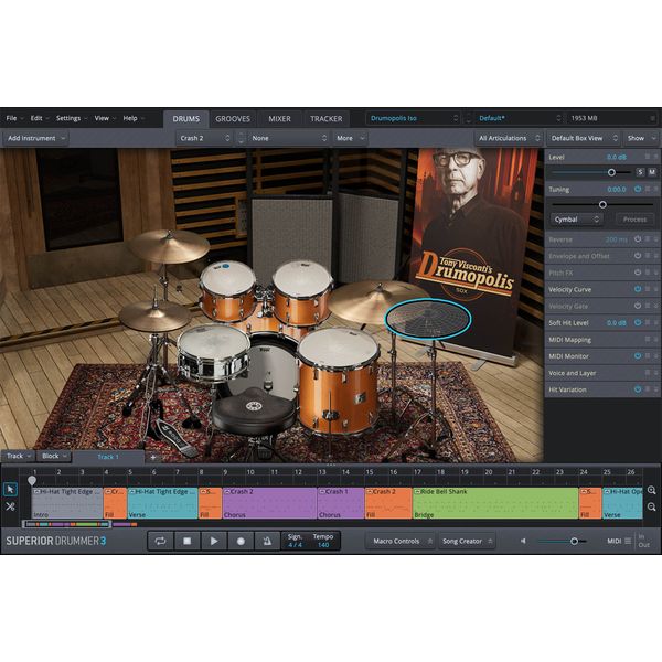 Toontrack SDX Drumopolis