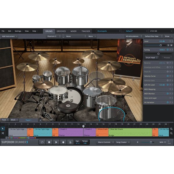 Toontrack SDX Drumopolis