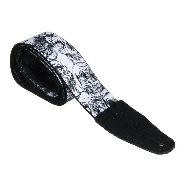 Levys Poly Strap 2" W&B Skulls