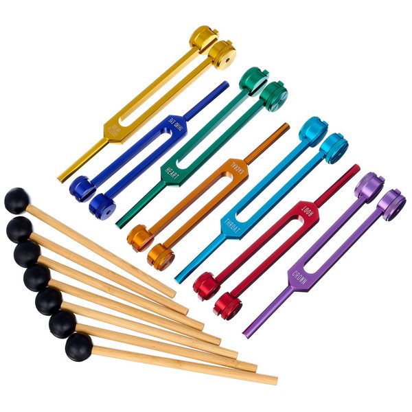 Thomann Tuning Fork Chakra Set