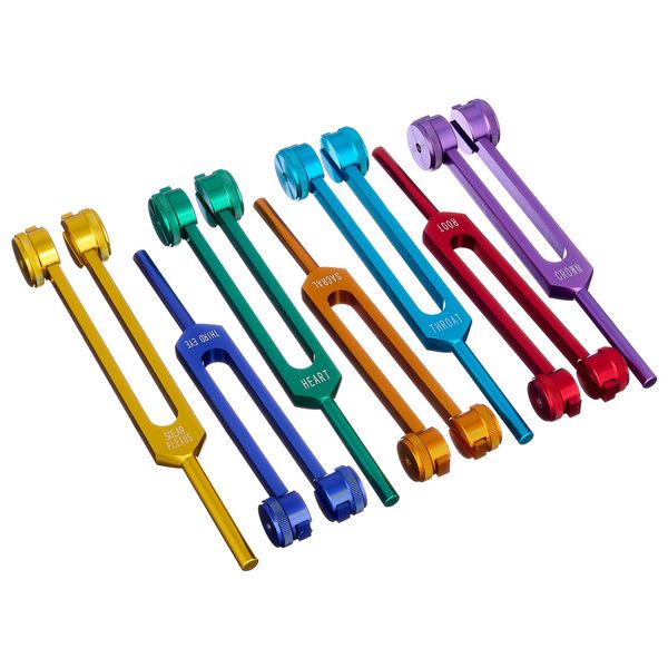 Thomann Tuning Fork Chakra Set
