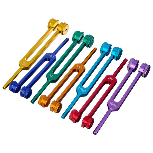 Thomann Tuning Fork Chakra Set