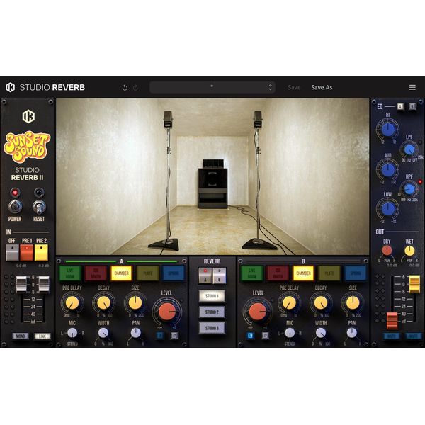 IK Multimedia Sunset Sound Studio Reverb II