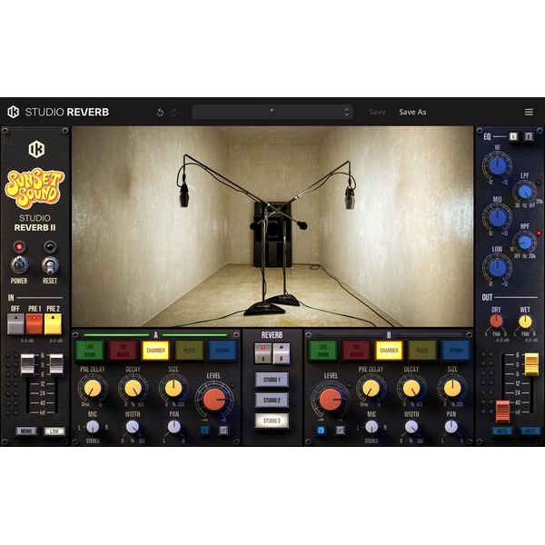 IK Multimedia Sunset Sound Studio Reverb II
