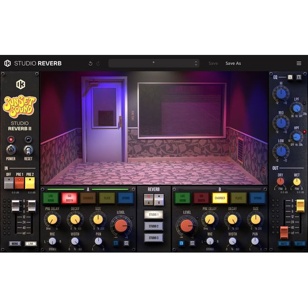 IK Multimedia Sunset Sound Studio Reverb II