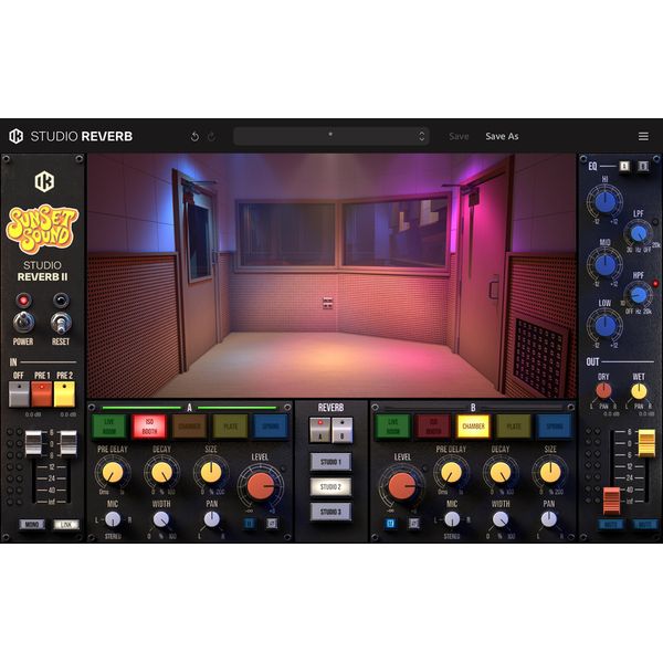IK Multimedia Sunset Sound Studio Reverb II