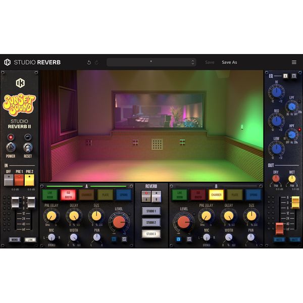 IK Multimedia Sunset Sound Studio Reverb II
