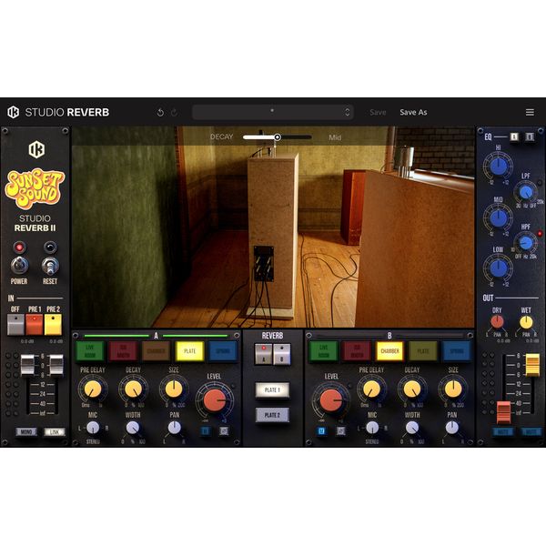 IK Multimedia Sunset Sound Studio Reverb II