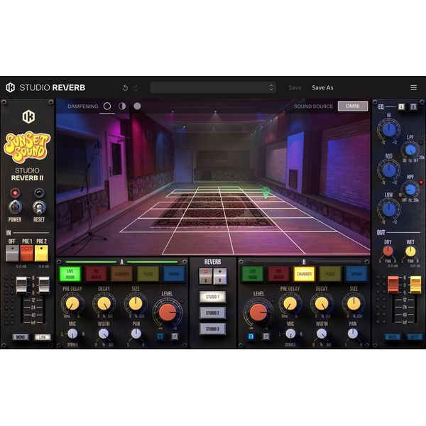 IK Multimedia Sunset Sound Studio Reverb II