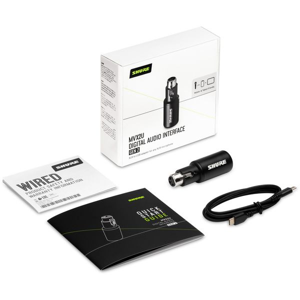Shure Motiv MVX2U Gen 2