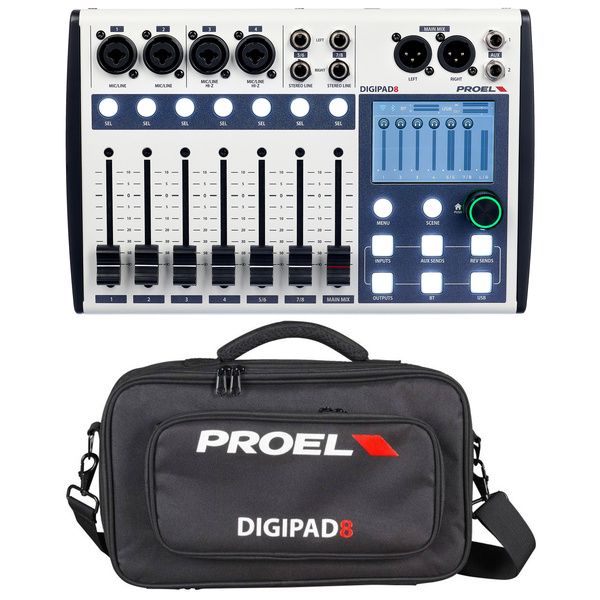 Proel Digipad 8 Bag Bundle
