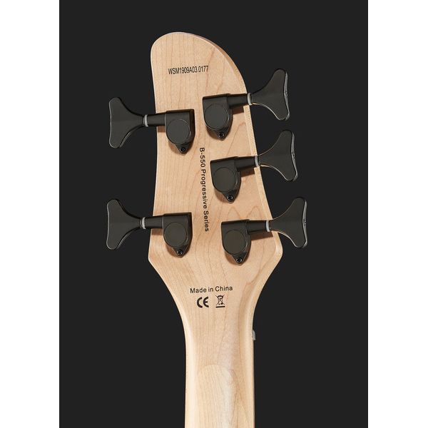 Harley Benton B-550 Black Prog w/Warwick