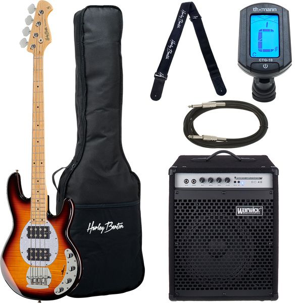 Harley Benton MM-84A SB Deluxe Set w/Warwick