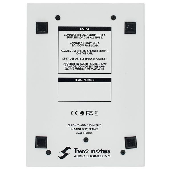 Two Notes Torpedo Captor X + 8 Ohms