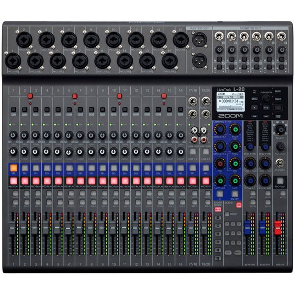 Zoom LiveTrak L-20 Mixercase Bundle