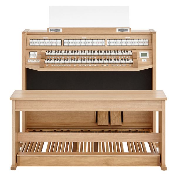 Johannus Premium Live 2T, Light Oak, Concave