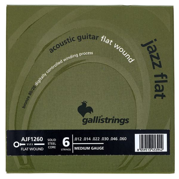 Galli Strings AJF1260 Acoustic Guitar Str.