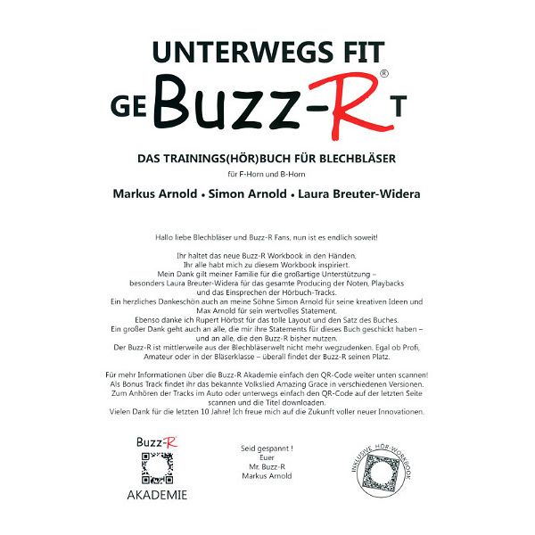 Markus Arnold Unterwegs fit geBuzz–Rt Horn