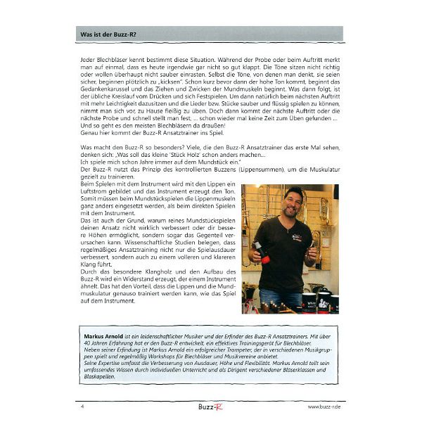 Markus Arnold Unterwegs fit geBuzz–Rt Horn