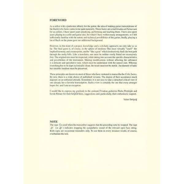 Edition Chanterelle Bach Six Cello Suites