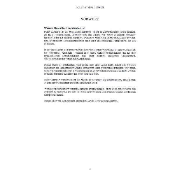 Claudio Jans Dolby Atmos Denken Hardcover