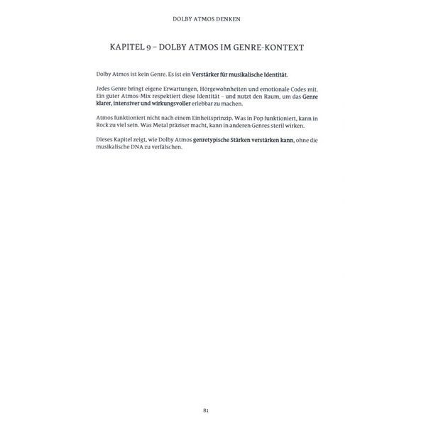 Claudio Jans Dolby Atmos Denken Hardcover