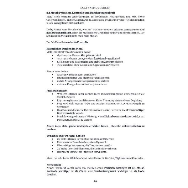 Claudio Jans Dolby Atmos Denken Hardcover