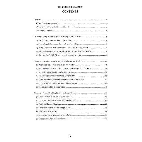 Claudio Jans Thinking Dolby Atmos Hardcover