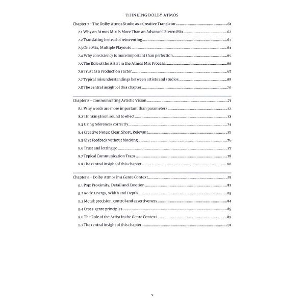 Claudio Jans Thinking Dolby Atmos Hardcover