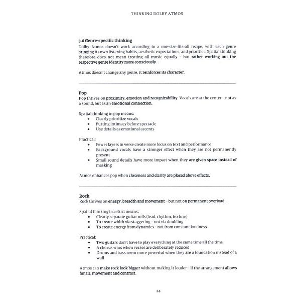 Claudio Jans Thinking Dolby Atmos Hardcover