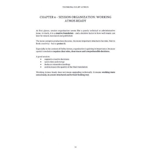 Claudio Jans Thinking Dolby Atmos Hardcover