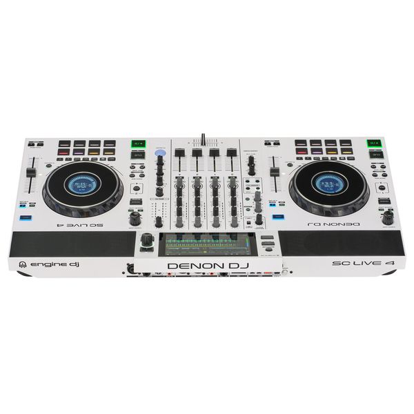 Denon DJ SC Live 4 white Case Bundle