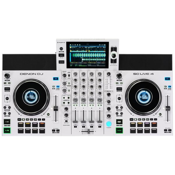 Denon DJ SC Live 4 white Case Bundle