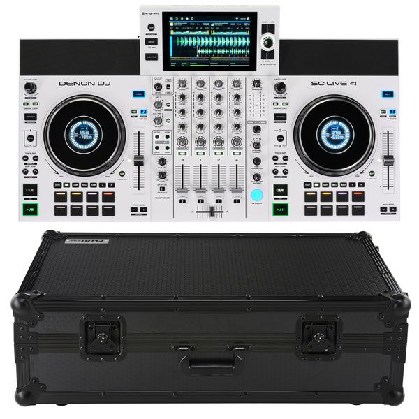 Denon DJ SC Live 4 white Case Bundle